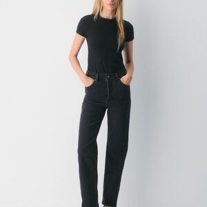 Denim Forum High Rise Black Jeans